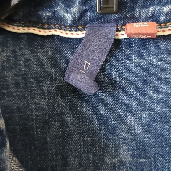 Anthropologie Pilcro Denim Button Down Shirt Oversized Long Sleeve Women XS - Picture 3 of 8